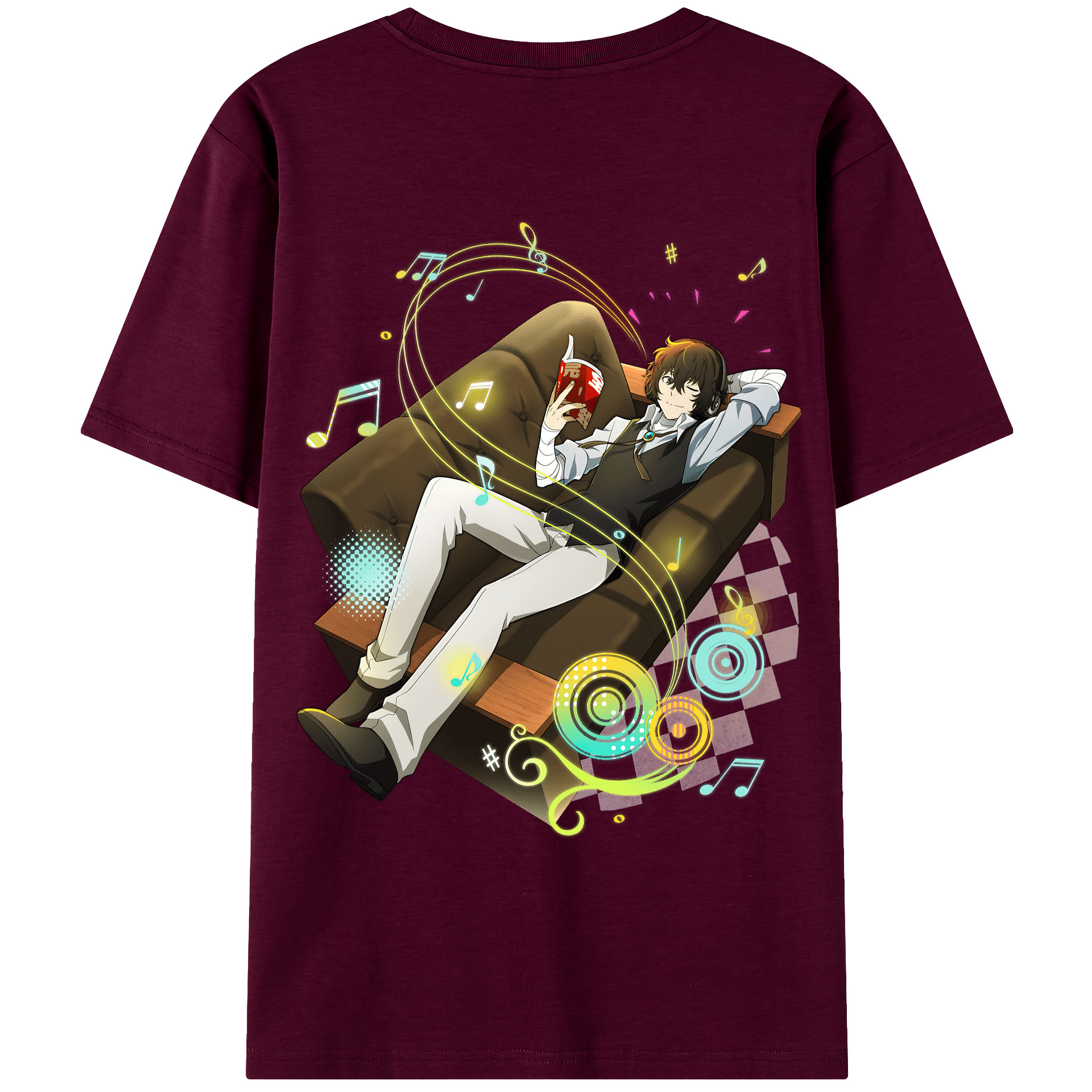 （画像用） 文豪ストレイドッグス Bungo Stray Dogs レディース半袖Tシャツ(バックプリント)